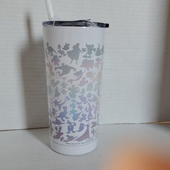 Zak! Disney 100 Years Stainless Steel Travel Tumbler Cup Rainbow Iridescent 19.5 - Picture 5 of 13